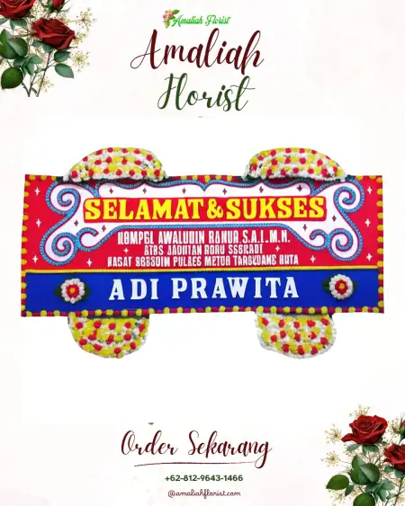Papan Bunga Ucapan Selamat Cibiuk Kaler